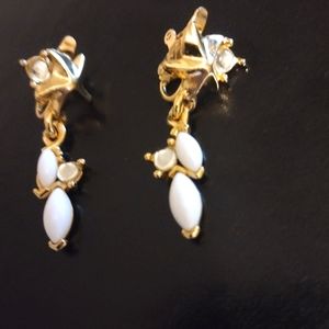 Trifari Dangle Clip Earrings